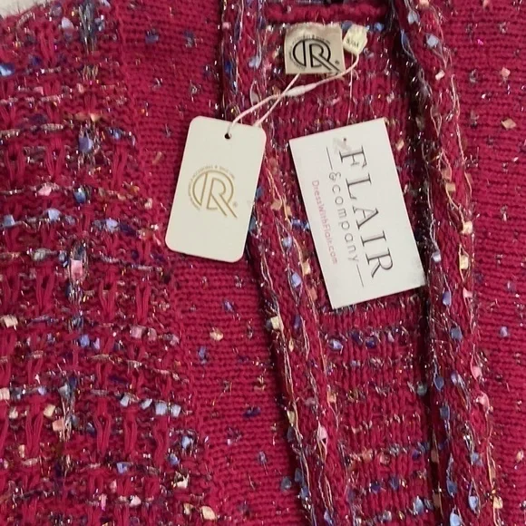 Pink Cardigan Sparkle Small/Medium - Picture 4 of 5